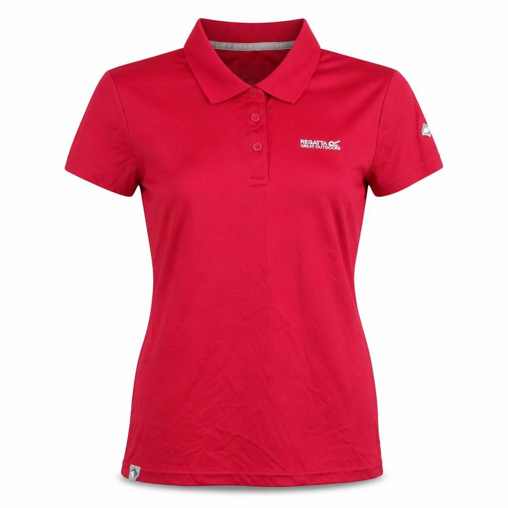 Womens UK Size 10 Regatta Red  Polo