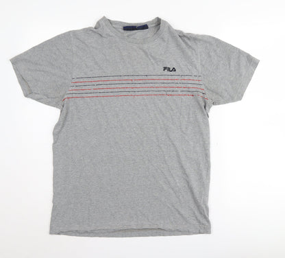 Mens UK Size S FILA Grey  T-Shirt