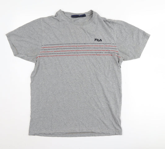 Mens UK Size S FILA Grey  T-Shirt