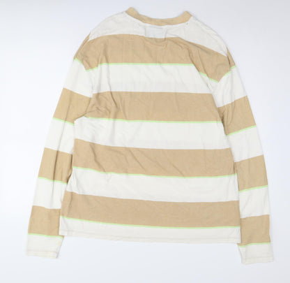 Mens UK Size M COLLUSION Beige Pullover Sweatshirt