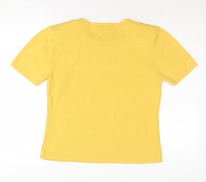Womens UK Size M Roman Originals Yellow  Jumper
