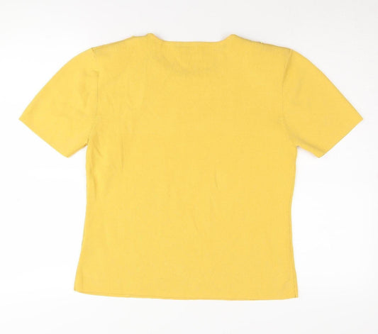 Womens UK Size M Roman Originals Yellow  Jumper