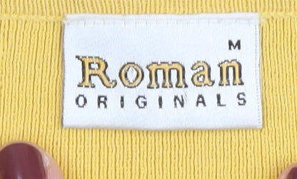 Womens UK Size M Roman Originals Yellow  Jumper