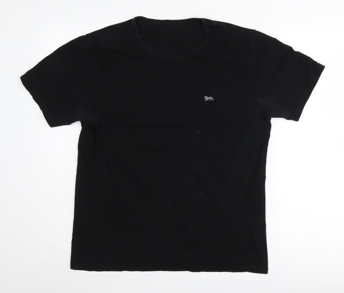 Unisex Adults UK Size 2XL Lonsdale Black Basic T-Shirt