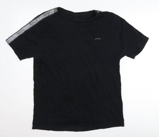 Police Men's Black XL Crew Neck T-Shirt
