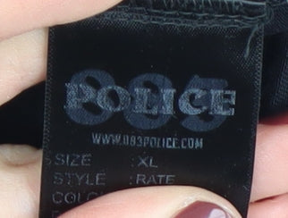 Police Men's Black XL Crew Neck T-Shirt