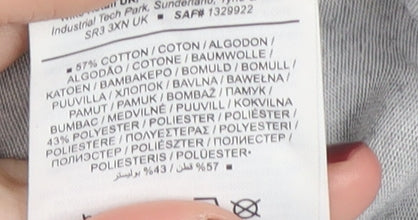 Nike Men's Grey Sports T-Shirt, Size S, Dri-Fit