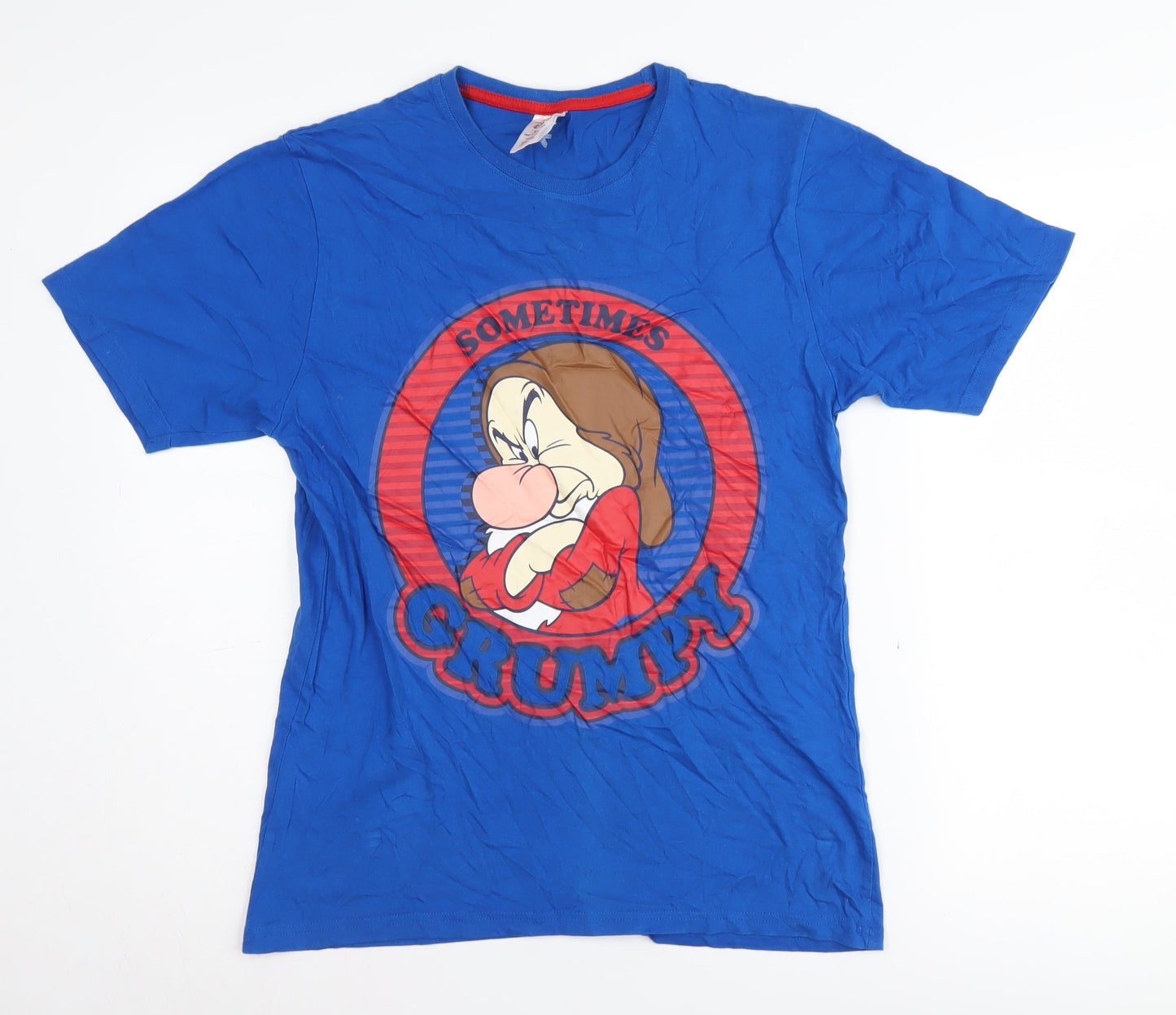 Mens UK Size S Disney Blue  T-Shirt