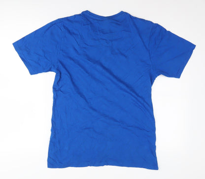 Mens UK Size S Disney Blue  T-Shirt