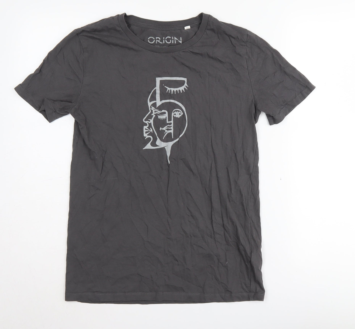 Stanley Stella Men's Black Graphic T-Shirt, Size S