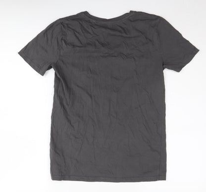 Stanley Stella Men's Black Graphic T-Shirt, Size S