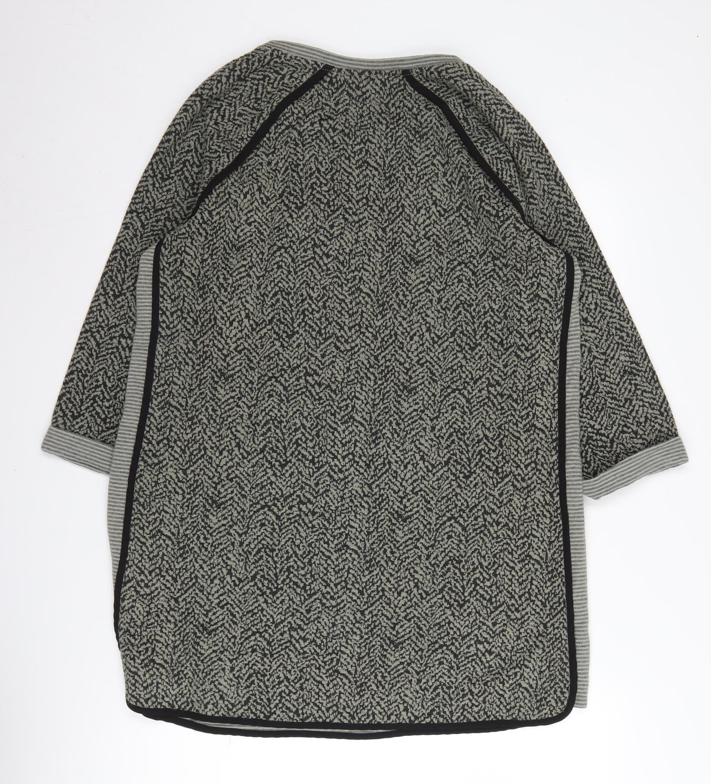 Next Women's Black Dress, Size 18, Herringbone Pattern