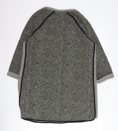 Next Women's Black Dress, Size 18, Herringbone Pattern