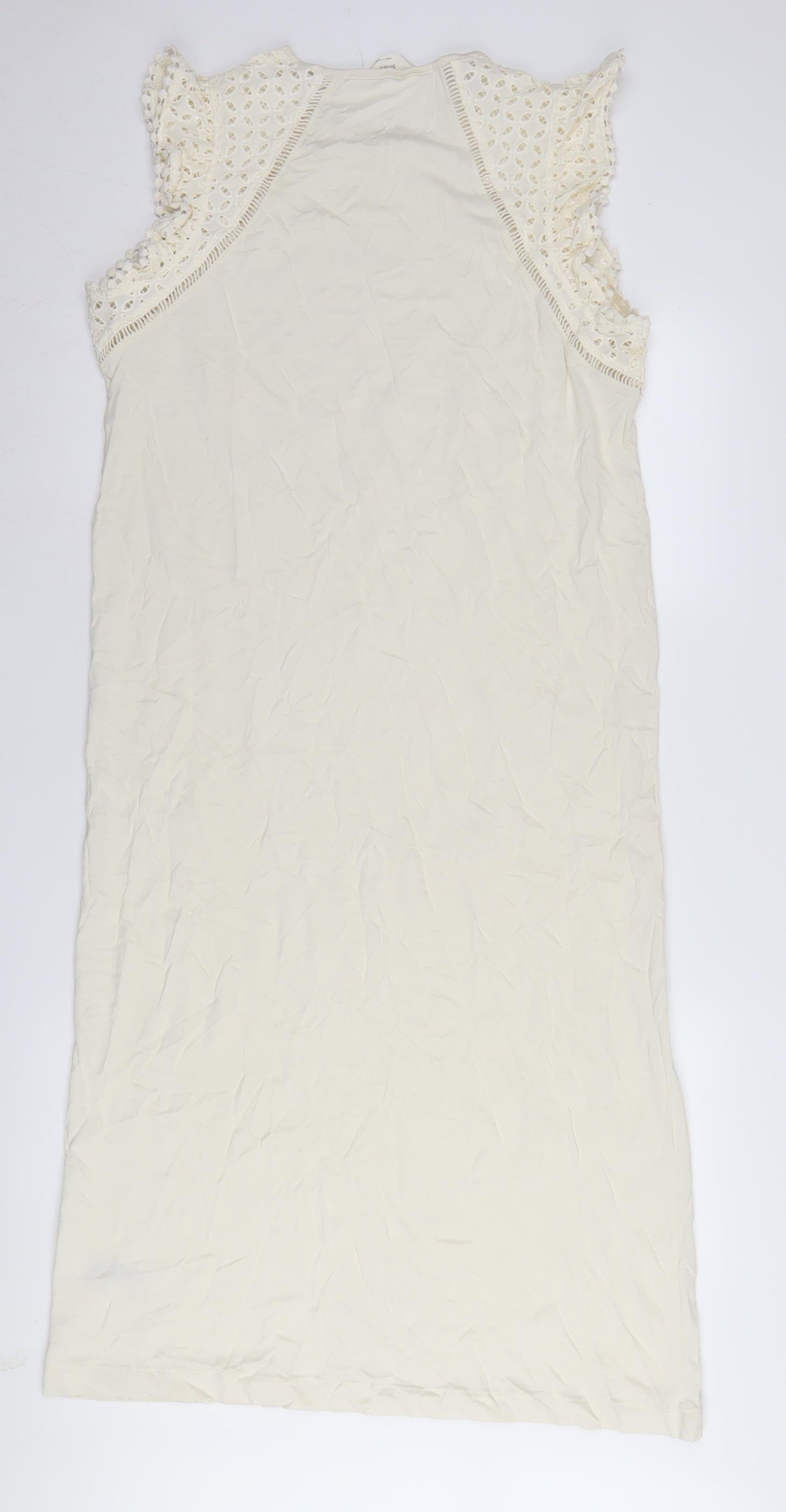 Marks and Spencer Women's Ivory Shift Dress M