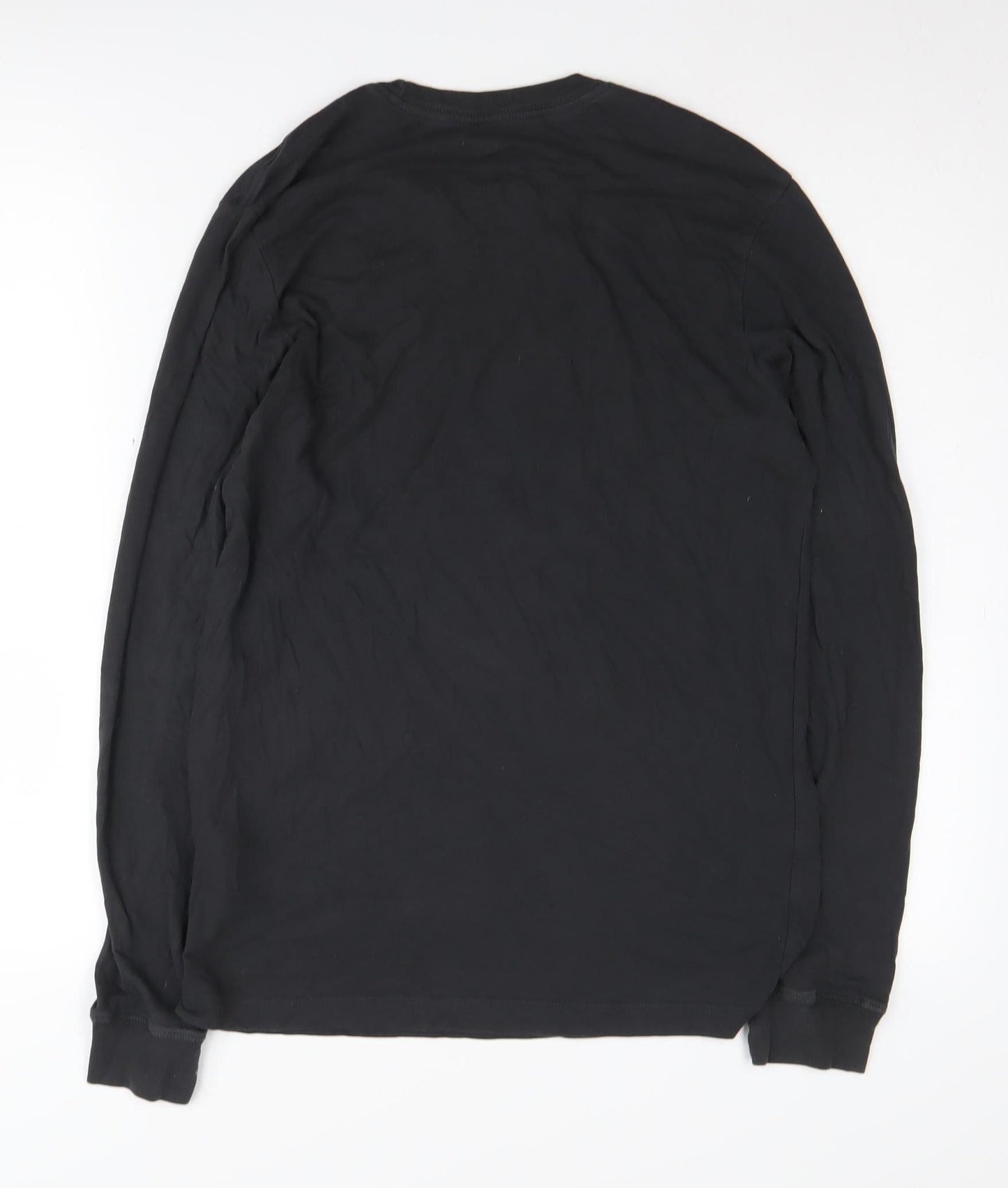 Nike Men’s Black Graphic Long Sleeve T-Shirt