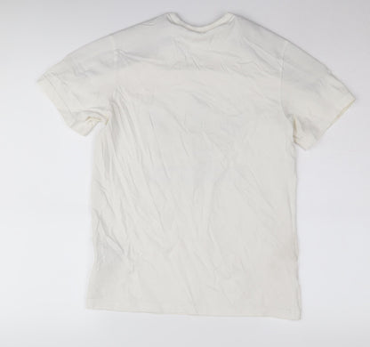 Womens UK Size 4 adidas White Basic T-Shirt