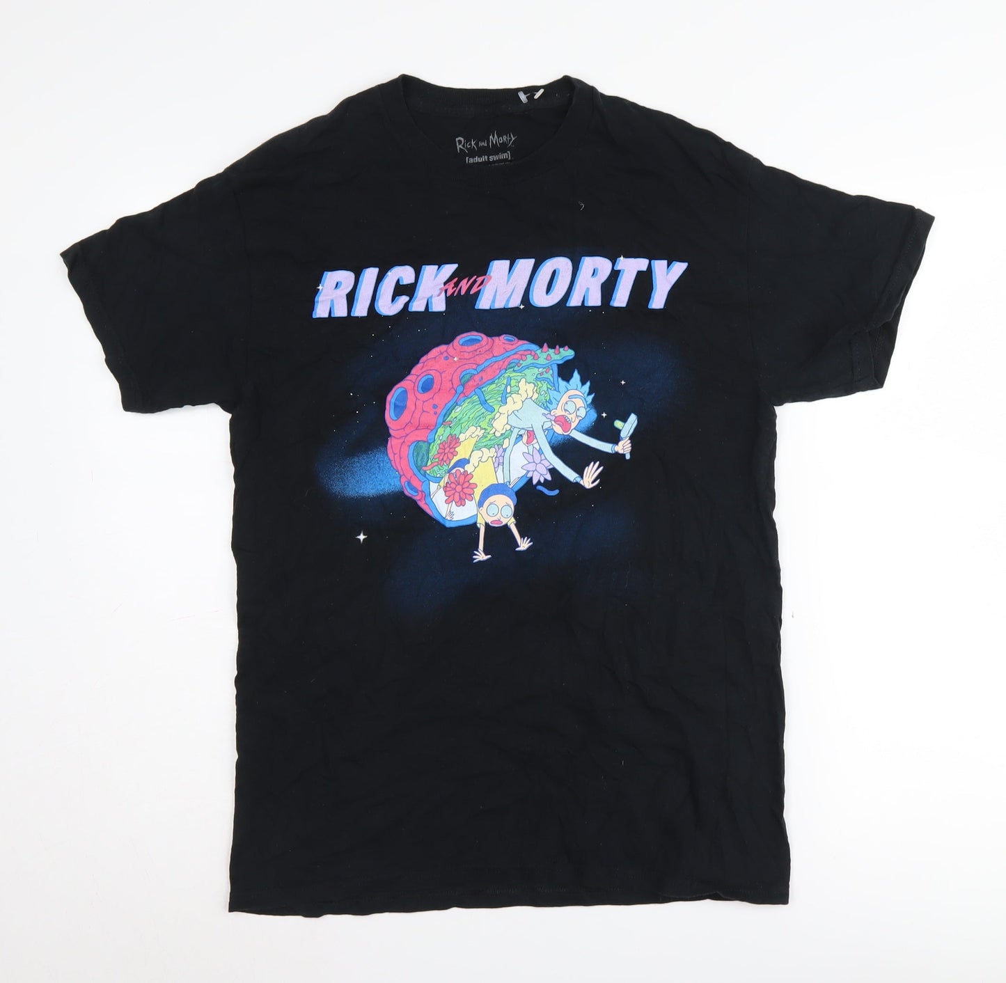 Rick and Morty Men's Black M Graphic T-Shirt