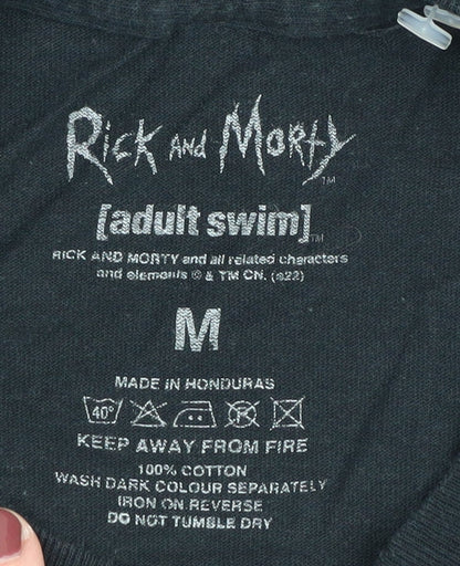 Rick and Morty Men's Black M Graphic T-Shirt