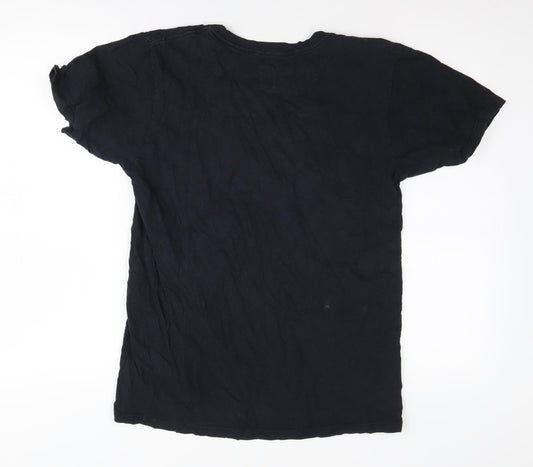 Adidas Men's Black M Cotton Logo T-Shirt Crew Neck