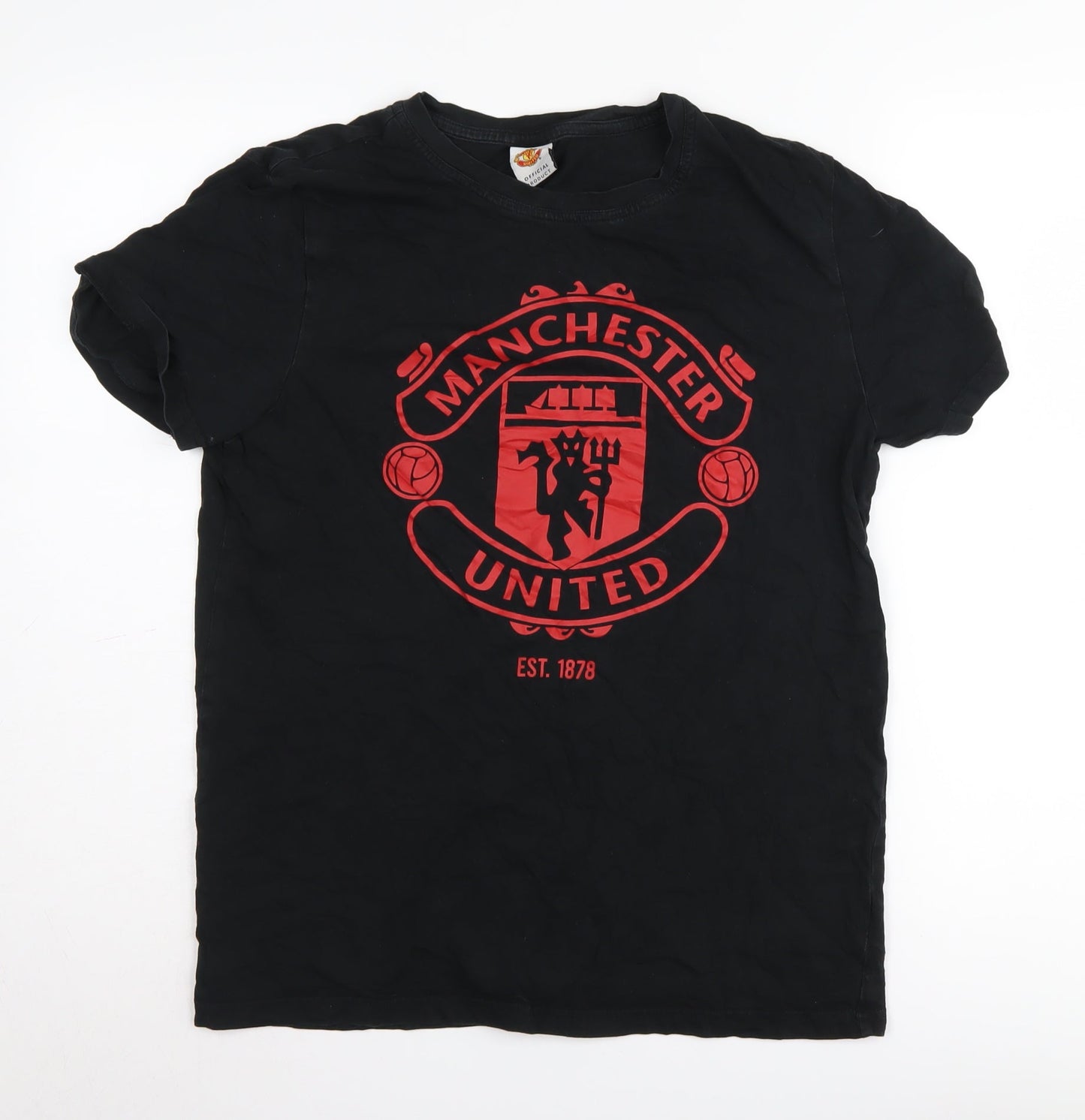 Manchester United Men's M Black Sports T-Shirt