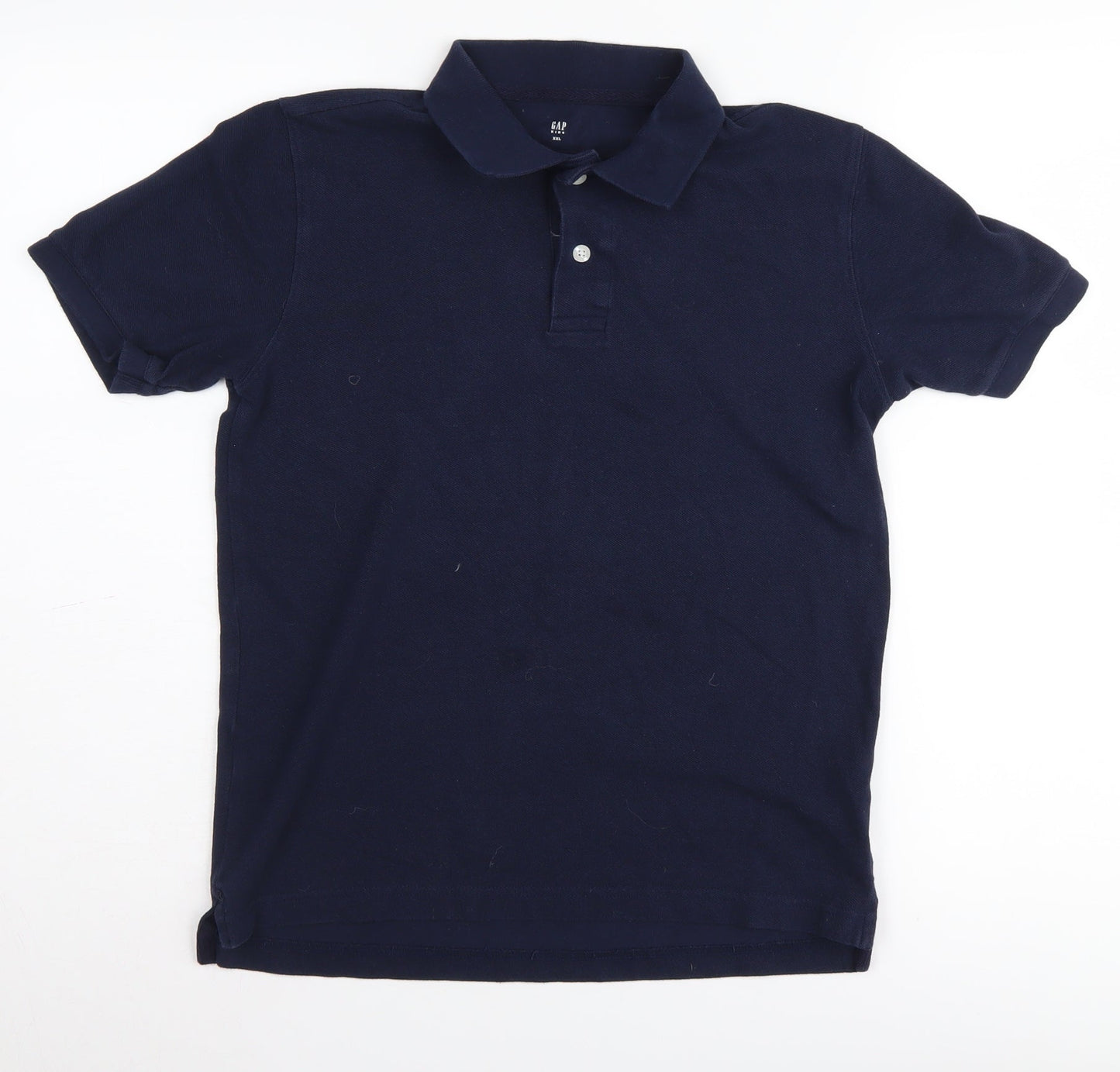 GAP Boys Blue Polo Shirt, Size XL, Short Sleeve, Cotton