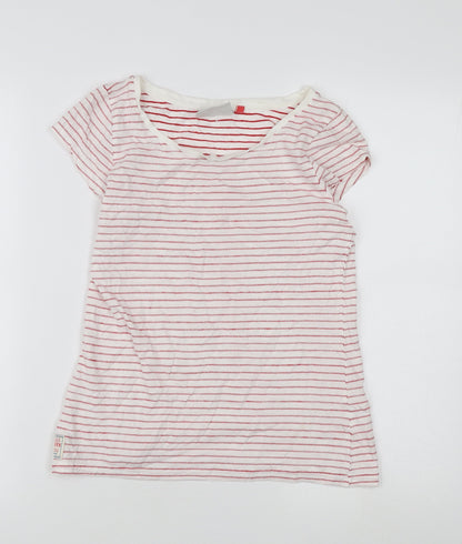 Womens UK Size 8 Brakeburn Red Basic T-Shirt