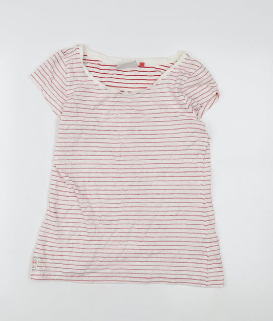 Womens UK Size 8 Brakeburn Red Basic T-Shirt