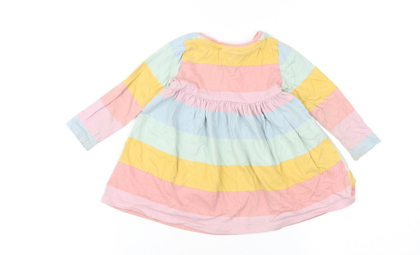 Peppa Pig Girls Multicoloured A-Line Dress, 5 Plus, Casual Fun