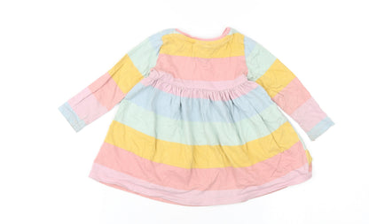 Peppa Pig Girls Multicoloured A-Line Dress, 5 Plus, Casual Fun