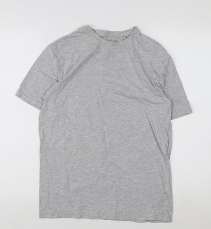 Mens UK Size S Easy Grey  T-Shirt