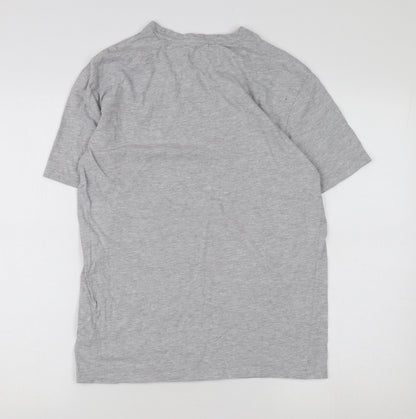 Mens UK Size S Easy Grey  T-Shirt