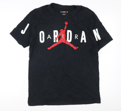 Jordan Men's Black Medium Sports Logo T-Shirt