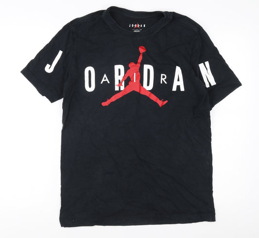 Jordan Men's Black Medium Sports Logo T-Shirt