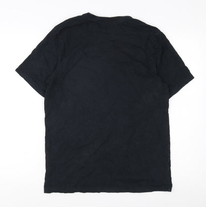 Jordan Men's Black Medium Sports Logo T-Shirt