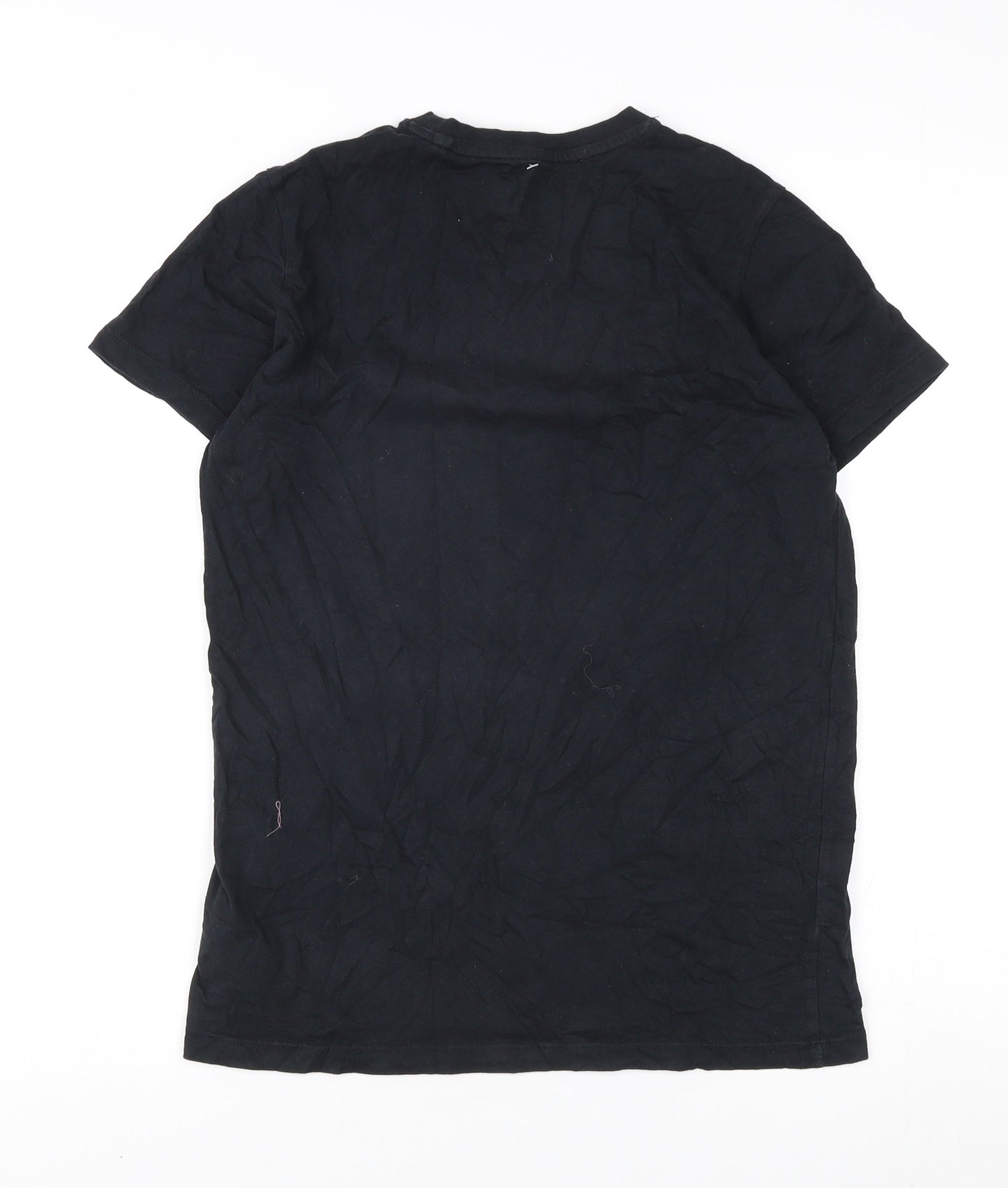 Blue Zoo Boys Black Graphic Music T-Shirt, 13-14 Years, Regular Fit