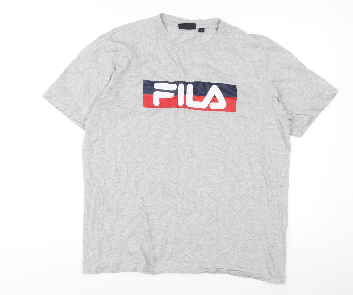 Mens UK Size L FILA Grey  T-Shirt