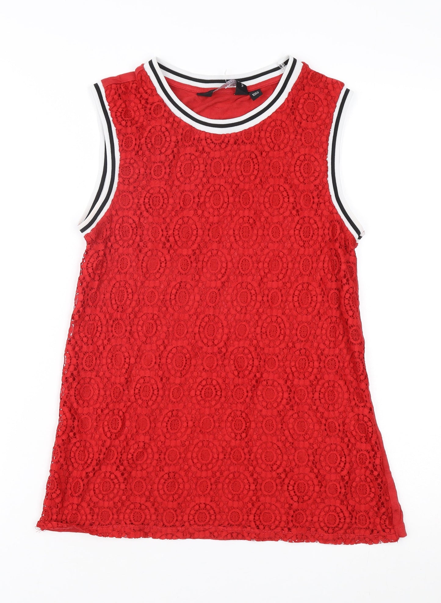 Womens UK Size 10 Dorothy Perkins Red  Tank