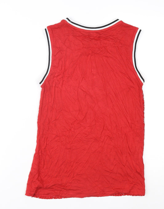 Womens UK Size 10 Dorothy Perkins Red  Tank