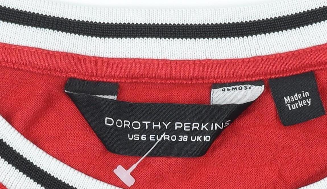 Womens UK Size 10 Dorothy Perkins Red  Tank