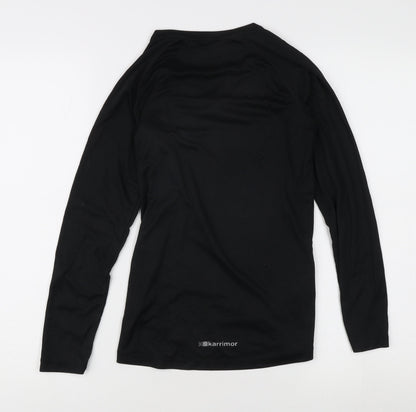 Karrimor Women's Black Long Sleeve Basic T-Shirt Size 6