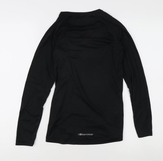 Karrimor Women's Black Long Sleeve Basic T-Shirt Size 6
