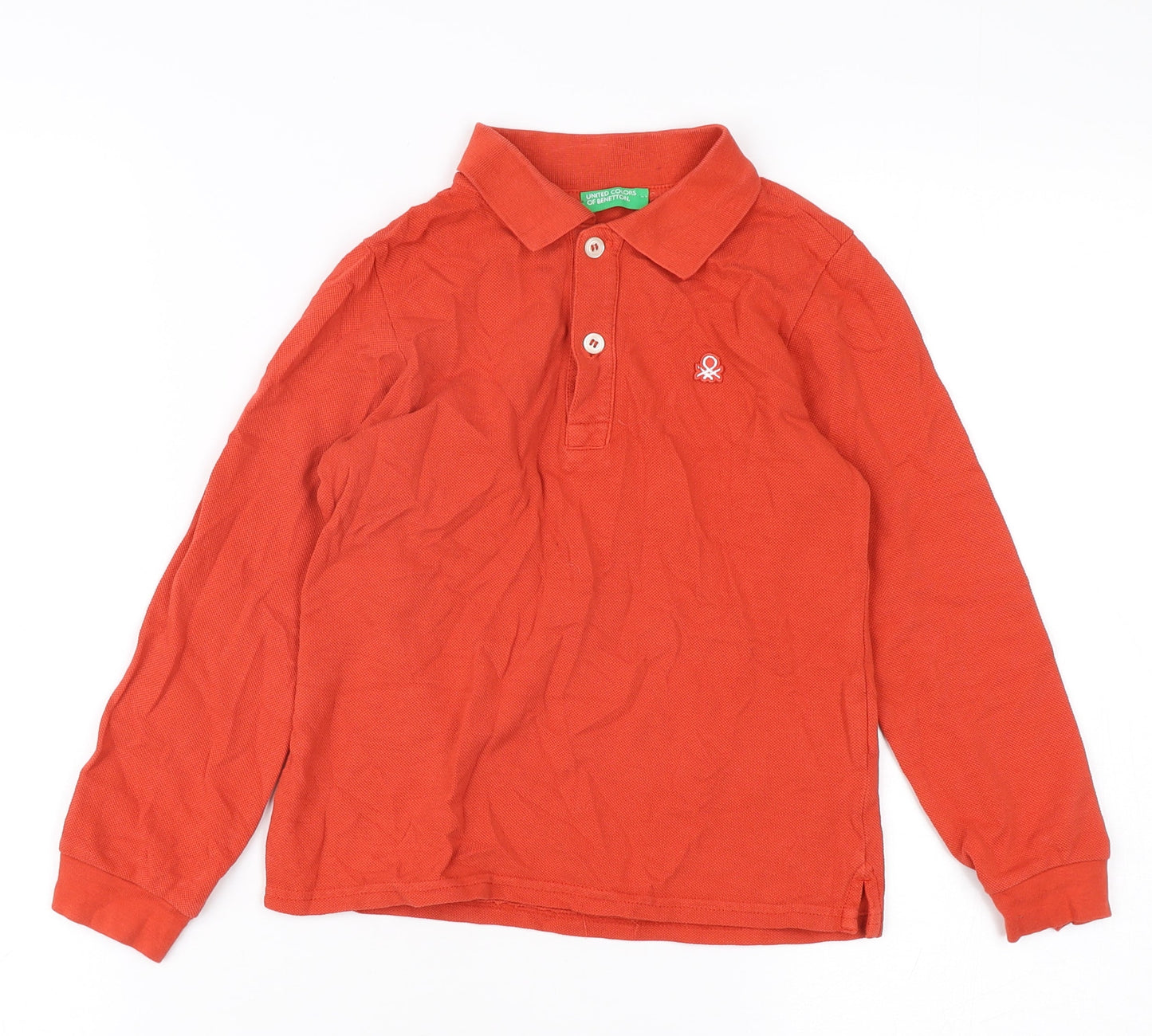 United Colors of Benetton Boys Red Polo Shirt 4-5 Years