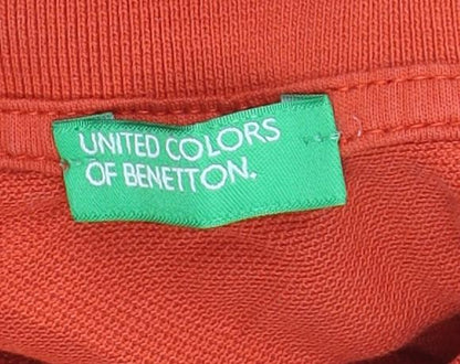United Colors of Benetton Boys Red Polo Shirt 4-5 Years
