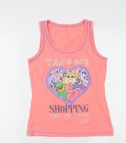 Womens UK Size 8 Disney at George Pink Basic Tank