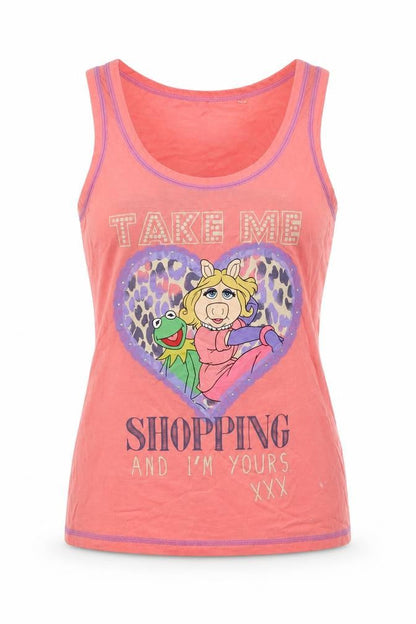 Womens UK Size 8 Disney at George Pink Basic Tank