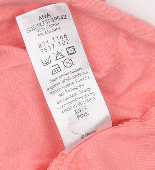 Womens UK Size 8 Disney at George Pink Basic Tank