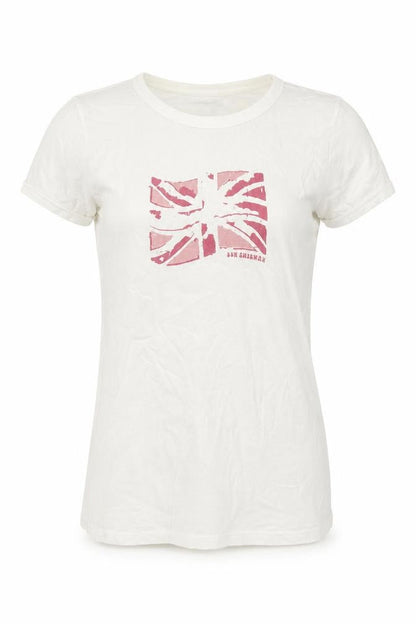 Womens UK Size M Ben Sherman White Basic T-Shirt