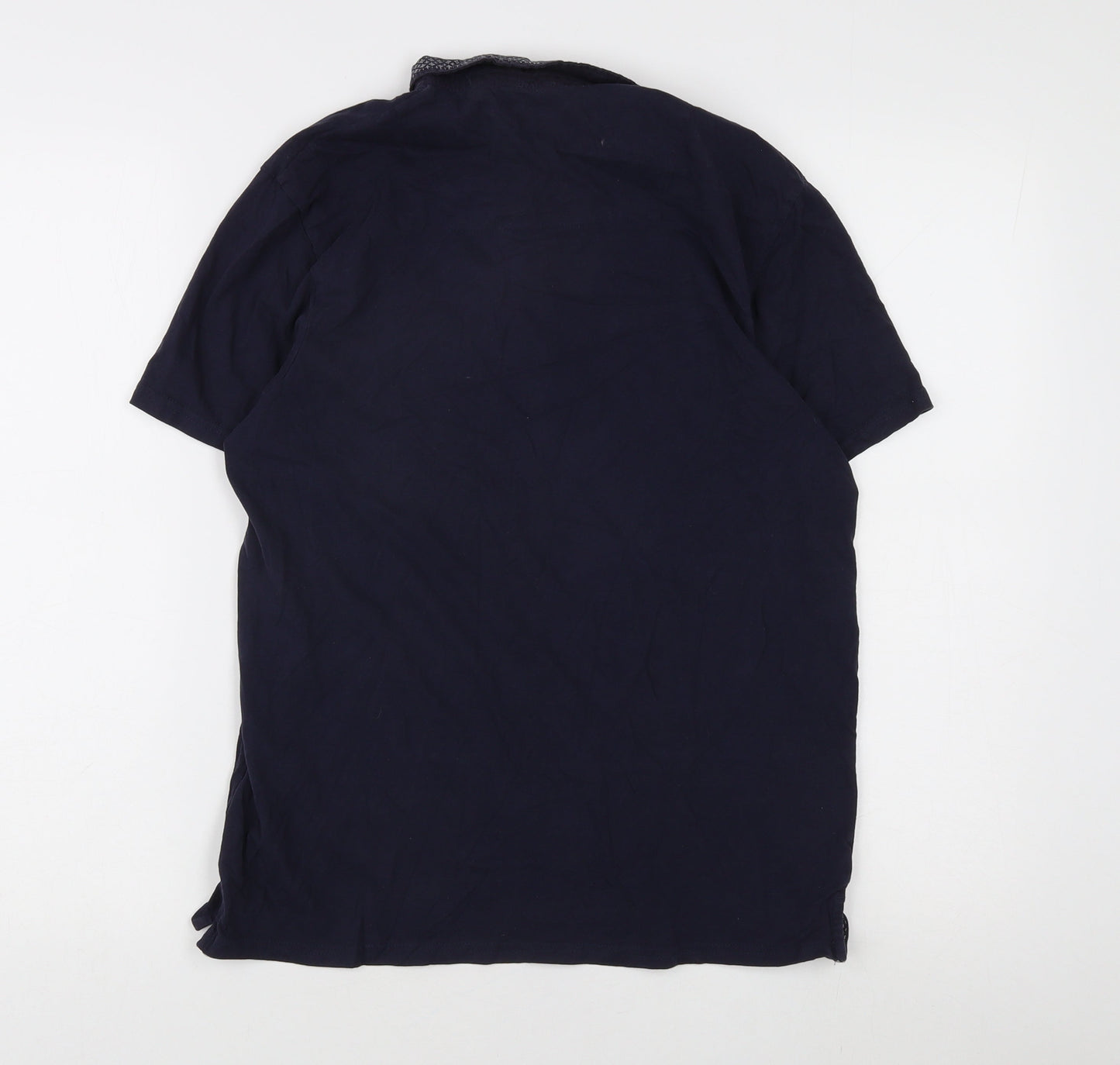 Threadbare Men's Blue Polo Shirt M Regular Fit Casual