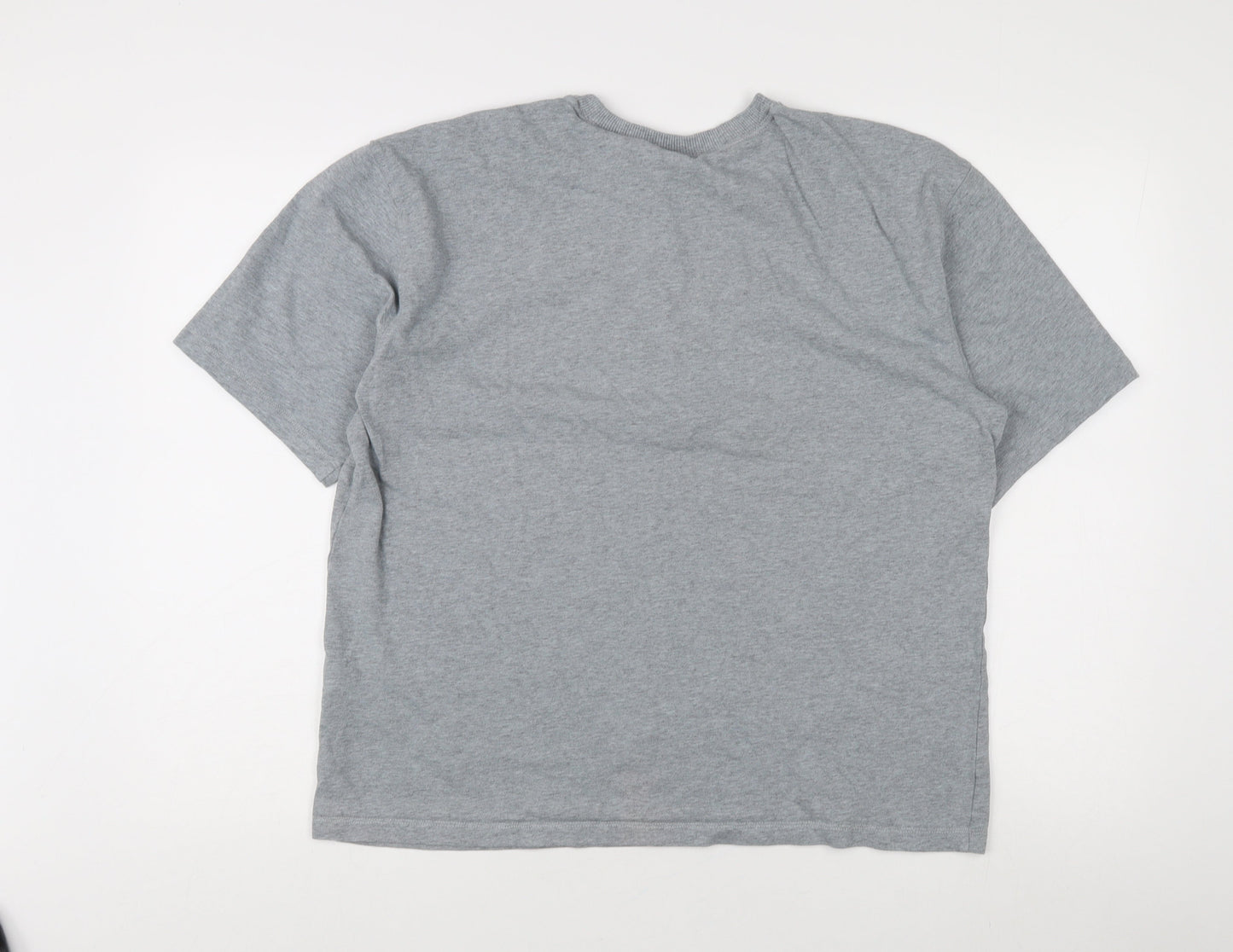 Unisex Adults UK Size S adidas Grey Jersey T-Shirt