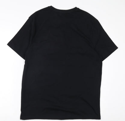 Fast & Furious Men's Black Cotton T-Shirt, Medium, Movie Style